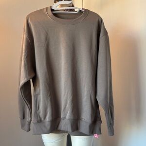 Men's Crewneck Sweatshirt in Taupe - Classic Everyday Style